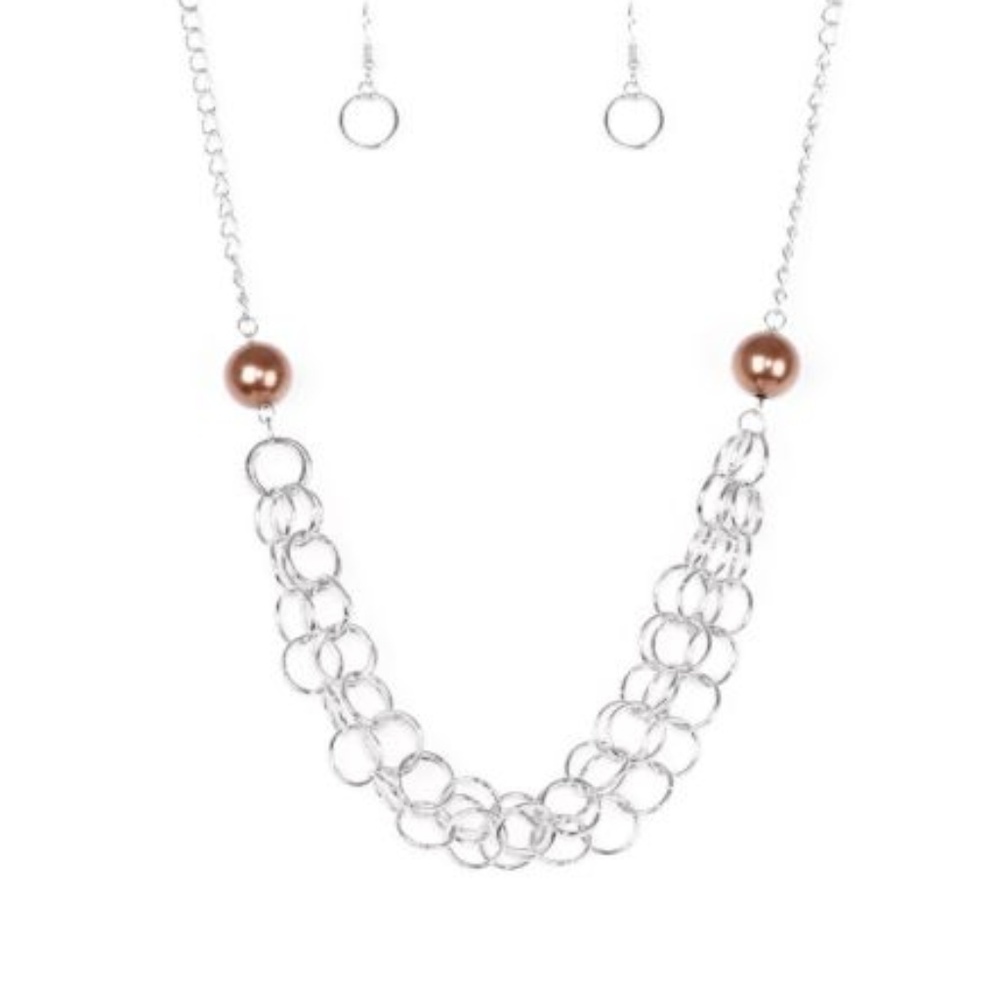 Daring Diva Brown Necklace Set